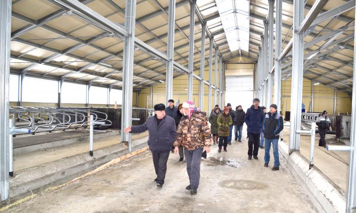Экскурсия по строящемуся животноводческому комплексу на 1328 голов в ООО «Атемасово»