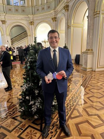 Глеб Никитин принял участие во Всероссийской акции «Елка желаний»