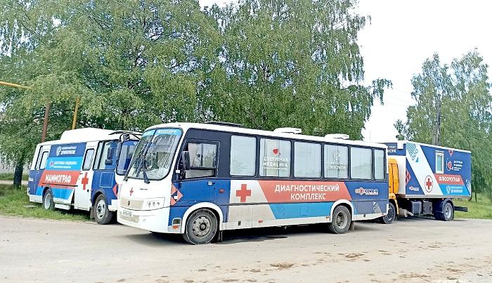 Поезд здоровья останавливался в этот раз и в Размазлее